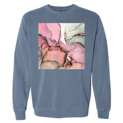 Ink Modern Contemporary Art Painting Garment-Dyed Sweatshirt