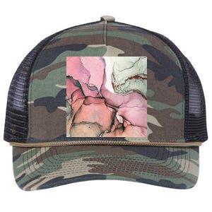 Ink Modern Contemporary Art Painting Retro Rope Trucker Hat Cap