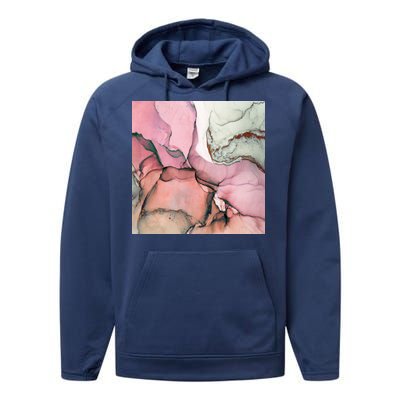 Ink Modern Contemporary Art Painting Performance Fleece Hoodie