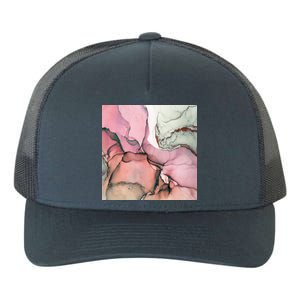 Ink Modern Contemporary Art Painting Yupoong Adult 5-Panel Trucker Hat