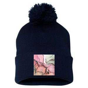 Ink Modern Contemporary Art Painting Pom Pom 12in Knit Beanie