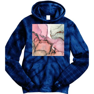 Ink Modern Contemporary Art Painting Tie Dye Hoodie