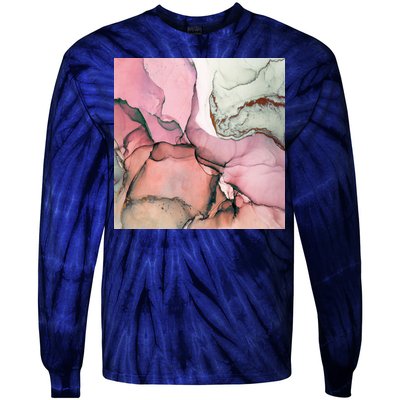 Ink Modern Contemporary Art Painting Tie-Dye Long Sleeve Shirt