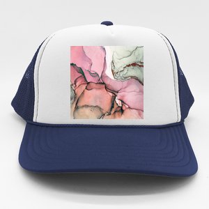 Ink Modern Contemporary Art Painting Trucker Hat