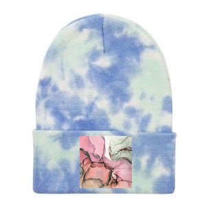 Ink Modern Contemporary Art Painting Tie Dye 12in Knit Beanie