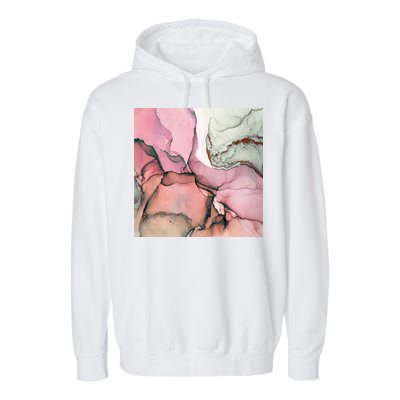 Ink Modern Contemporary Art Painting Garment-Dyed Fleece Hoodie