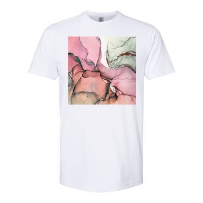 Ink Modern Contemporary Art Painting Softstyle CVC T-Shirt