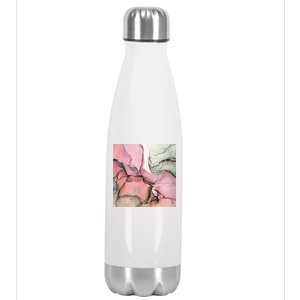 Ink Modern Contemporary Art Painting Stainless Steel Insulated Water Bottle