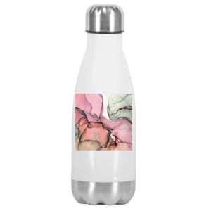 Ink Modern Contemporary Art Painting Stainless Steel Insulated Water Bottle