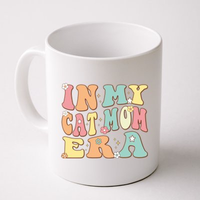 In My Cat Mom Era For Kitten Lover Mama Funny Groovy Retro Cute Gift Coffee Mug