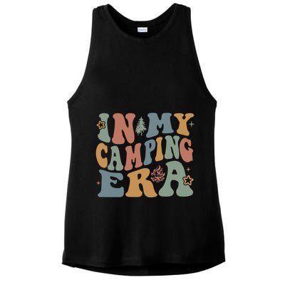 In My Camping Era Retro Wavy Groovy Style For Camper Gift Ladies PosiCharge Tri-Blend Wicking Tank
