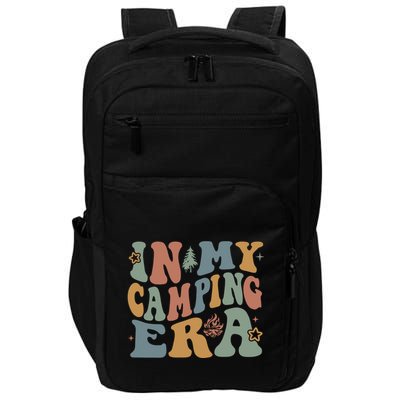 In My Camping Era Retro Wavy Groovy Style For Camper Gift Impact Tech Backpack