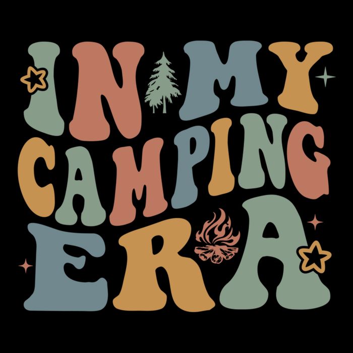 In My Camping Era Retro Wavy Groovy Style For Camper Gift Impact Tech Backpack