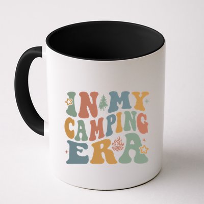 In My Camping Era Retro Wavy Groovy Style For Camper Gift Mug