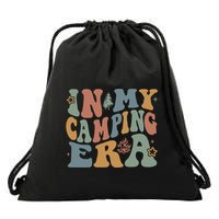In My Camping Era Retro Wavy Groovy Style For Camper Gift Drawstring Bag