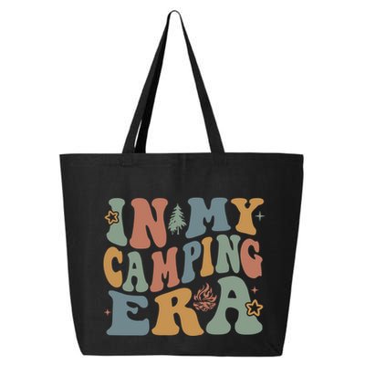 In My Camping Era Retro Wavy Groovy Style For Camper Gift 25L Jumbo Tote