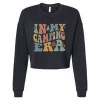 In My Camping Era Retro Wavy Groovy Style For Camper Gift Cropped Pullover Crew