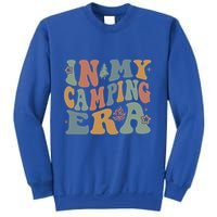 In My Camping Era Retro Wavy Groovy Style For Camper Gift Sweatshirt