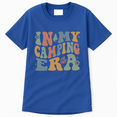 In My Camping Era Retro Wavy Groovy Style For Camper Gift Tall T-Shirt