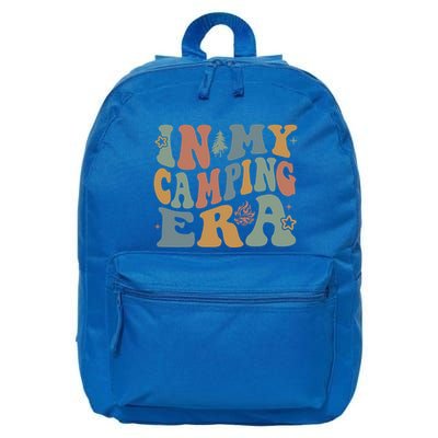 In My Camping Era Retro Wavy Groovy Style For Camper Gift 16 in Basic Backpack