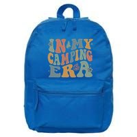 In My Camping Era Retro Wavy Groovy Style For Camper Gift 16 in Basic Backpack