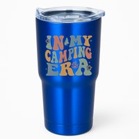 In My Camping Era Retro Wavy Groovy Style For Camper Gift Tumbler
