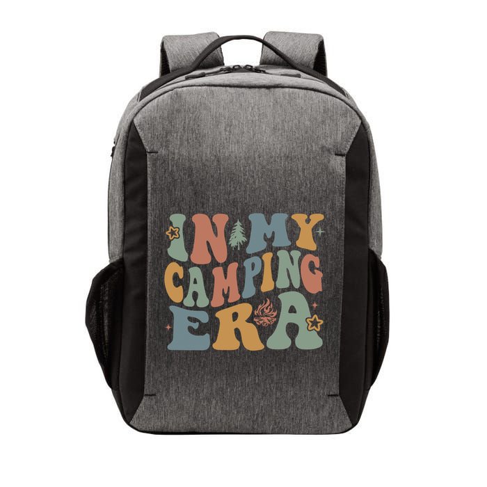 In My Camping Era Retro Wavy Groovy Style For Camper Gift Vector Backpack