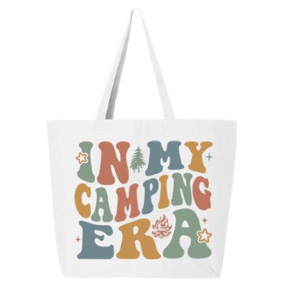 In My Camping Era Retro Wavy Groovy Style For Camper Gift 25L Jumbo Tote