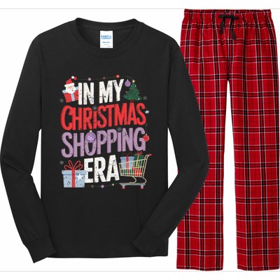 In My Christmas Shopping Era Cute Xmas Merry Christmas Women Long Sleeve Pajama Set