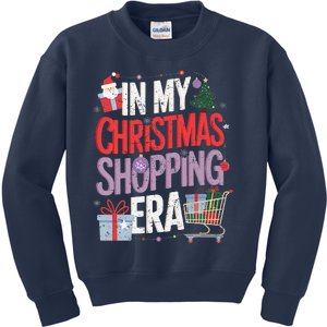 In My Christmas Shopping Era Cute Xmas Merry Christmas Women Kids Sweatshirt