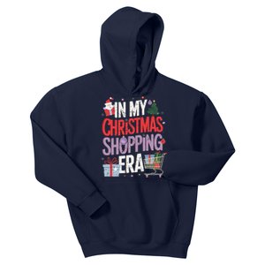 In My Christmas Shopping Era Cute Xmas Merry Christmas Women Kids Hoodie