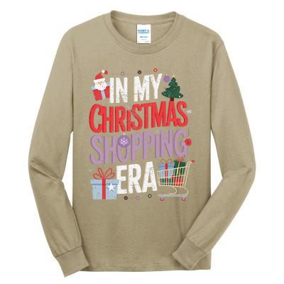 In My Christmas Shopping Era Cute Xmas Merry Christmas Women Tall Long Sleeve T-Shirt