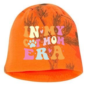 In My Cat Mom Era Cute Cat Mom Kati - Camo Knit Beanie