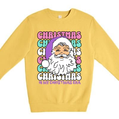 In My Christmas Era Print Gift Premium Crewneck Sweatshirt