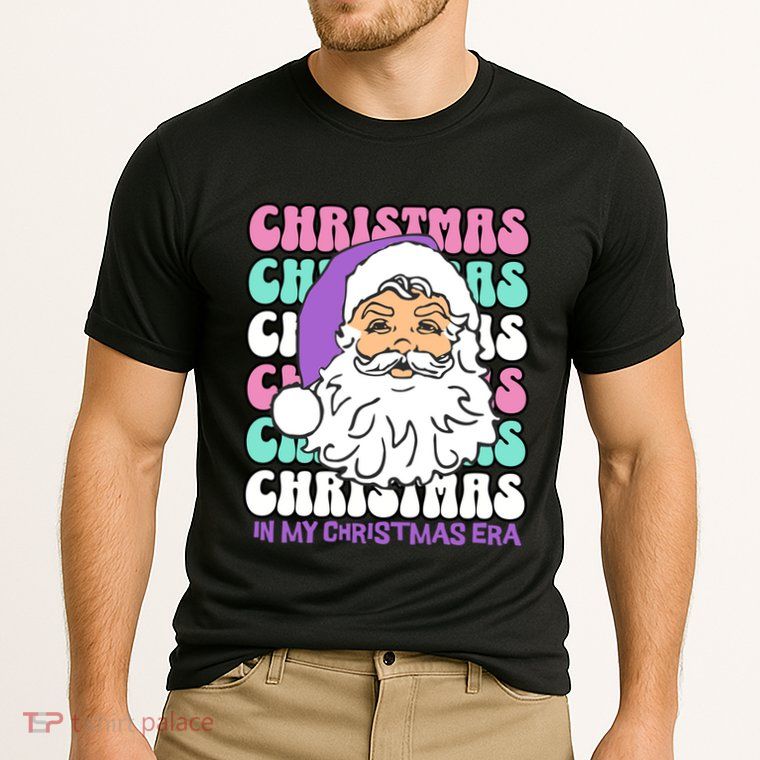 In My Christmas Era Print Gift Performance Shirt