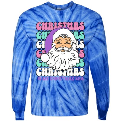 In My Christmas Era Print Gift Tie-Dye Long Sleeve Shirt