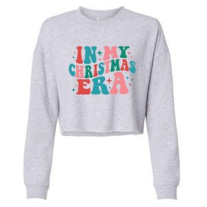 In My Christmas Era Gift Cropped Pullover Crew