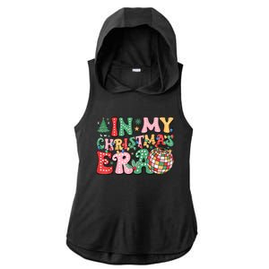 In My Christmas Era Xmas Holiday Ladies PosiCharge Tri-Blend Wicking Draft Hoodie Tank