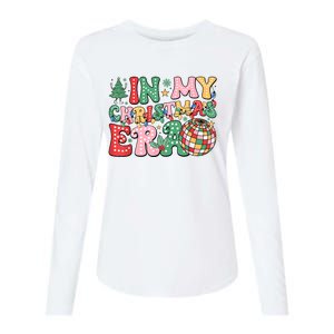 In My Christmas Era Xmas Holiday Womens Cotton Relaxed Long Sleeve T-Shirt