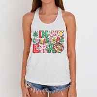 In My Christmas Era Xmas Holiday Women's Knotted Racerback Tank