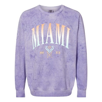 Inter Miami Cf Gradient Heavy Relaxed Colorblast Crewneck Sweatshirt