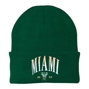 Inter Miami Cf Gradient Heavy Relaxed Knit Cap Winter Beanie