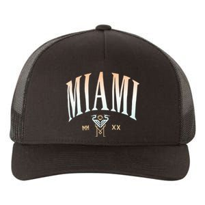 Inter Miami Cf Gradient Heavy Relaxed Yupoong Adult 5-Panel Trucker Hat