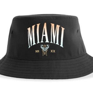 Inter Miami Cf Gradient Heavy Relaxed Sustainable Bucket Hat