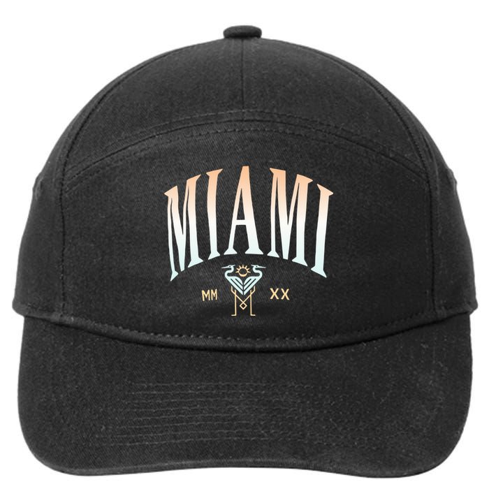 Inter Miami Cf Gradient Heavy Relaxed 7-Panel Snapback Hat