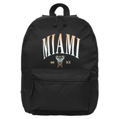 Inter Miami Cf Gradient Heavy Relaxed 16 in Basic Backpack