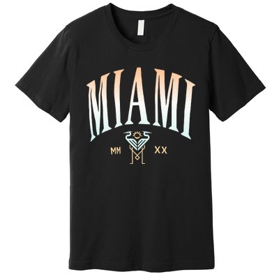 Inter Miami Cf Gradient Heavy Relaxed Premium T-Shirt