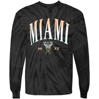 Inter Miami Cf Gradient Heavy Relaxed Tie-Dye Long Sleeve Shirt