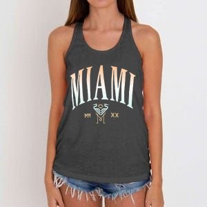 Inter Miami Cf Gradient Heavy Relaxed Women's Knotted Racerback Tank