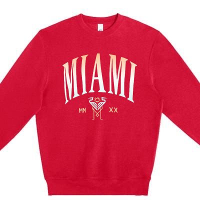 Inter Miami Cf Gradient Heavy Relaxed Premium Crewneck Sweatshirt